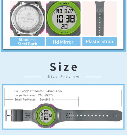 Waterproof Military Sport Watch for Men with LED Display - Smarsty