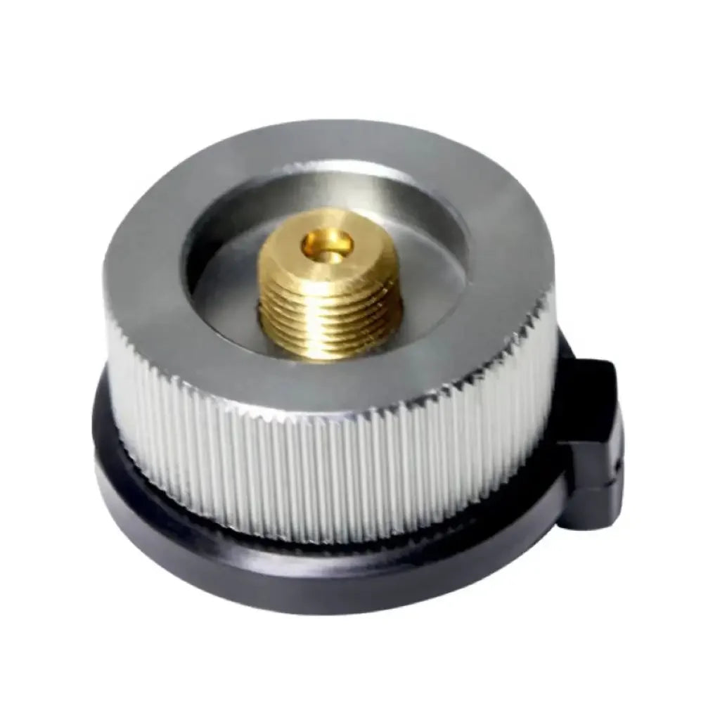 Outdoor Camping Hiking Stove Burner Adaptor Split Type Furnace Converter Connector Auto-off Gas Cartridge Tank Cylinder Adapter by Smarsty
