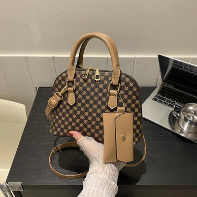 Lux Plaid Crossbody Bag For Women With Compact Mini Purse - Smarsty