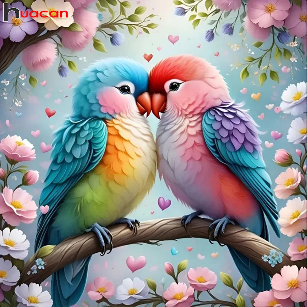 Huacan 5D Diamond Painting Parrot for Home Decor - Smarsty