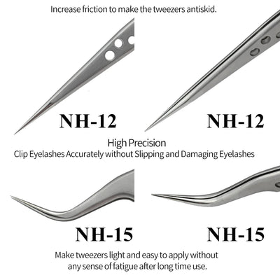NAGARAKU Makeup Eyelashes Set with Precision Tweezers - Smarsty