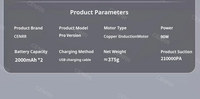 Cordless Car Vacuum Cleaner Portable Handheld Rechargeable - Smarsty
