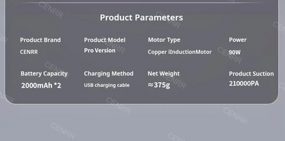Cordless Car Vacuum Cleaner Portable Handheld Rechargeable - Smarsty