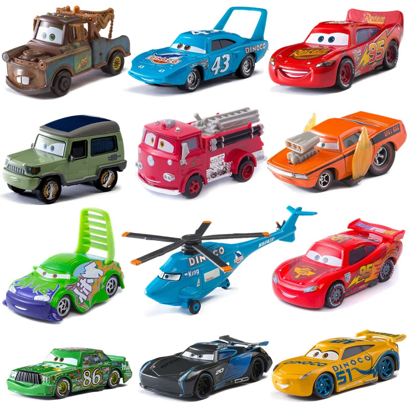 Disney Pixar Cars 3 Lightning Mcqueen Toys Mater Model Collection 1:55 Diecast Vehicles Alloy Car Toy For Children Gifts - Smarsty