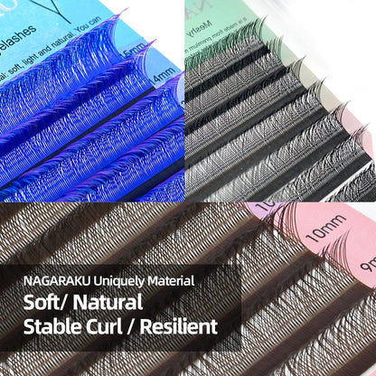 NAGARAKU YY Shape Premium Eyelash Extensions for Natural Look - Smarsty