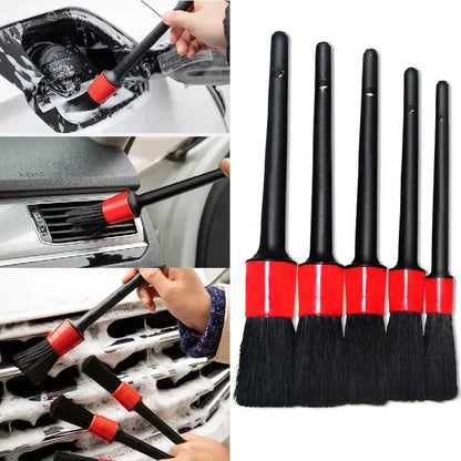 Car Detailing Brush Set For Dashboard And Vents Cleaning - Smarsty