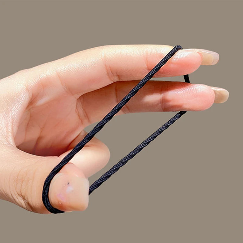 100 Pack Soft Elastic Hair Scrunchies Bulk Set Gentle - Smarsty