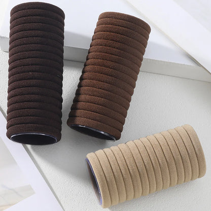 High Elastic Black Hair Bands Strong Hold 100pcs Pack - Smarsty
