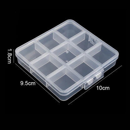 Clear Plastic Jewelry Organizer Box for Easy Storage - Smarsty