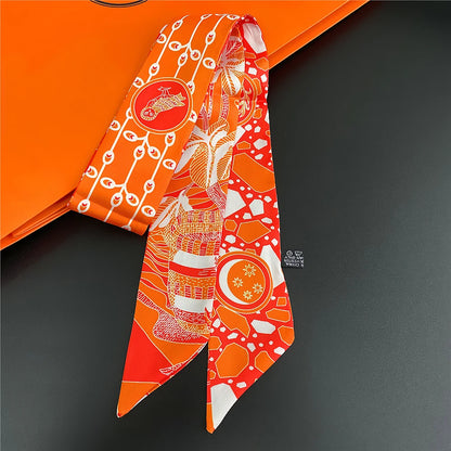 Silk Summer Scarf for Women Lightweight Neckwear - Smarsty