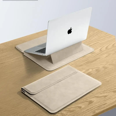PU Laptop Sleeve 13 To 15 Inch No Zipper CaseGuard - Smarsty