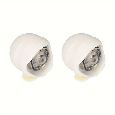 2pcs Shoe Lights PVC LED Headlight Shoe Charms Accessories for Night Rides, Walk & Dog Walks Outdoor Activities,3 Lighting Modes - Smarsty