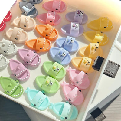 (Shoes Only)17cm Labubu Accessories Shoes Dolls Can Wear Shark Slippers Fun and Stylish Casual Shoes for Playtime by Smarsty