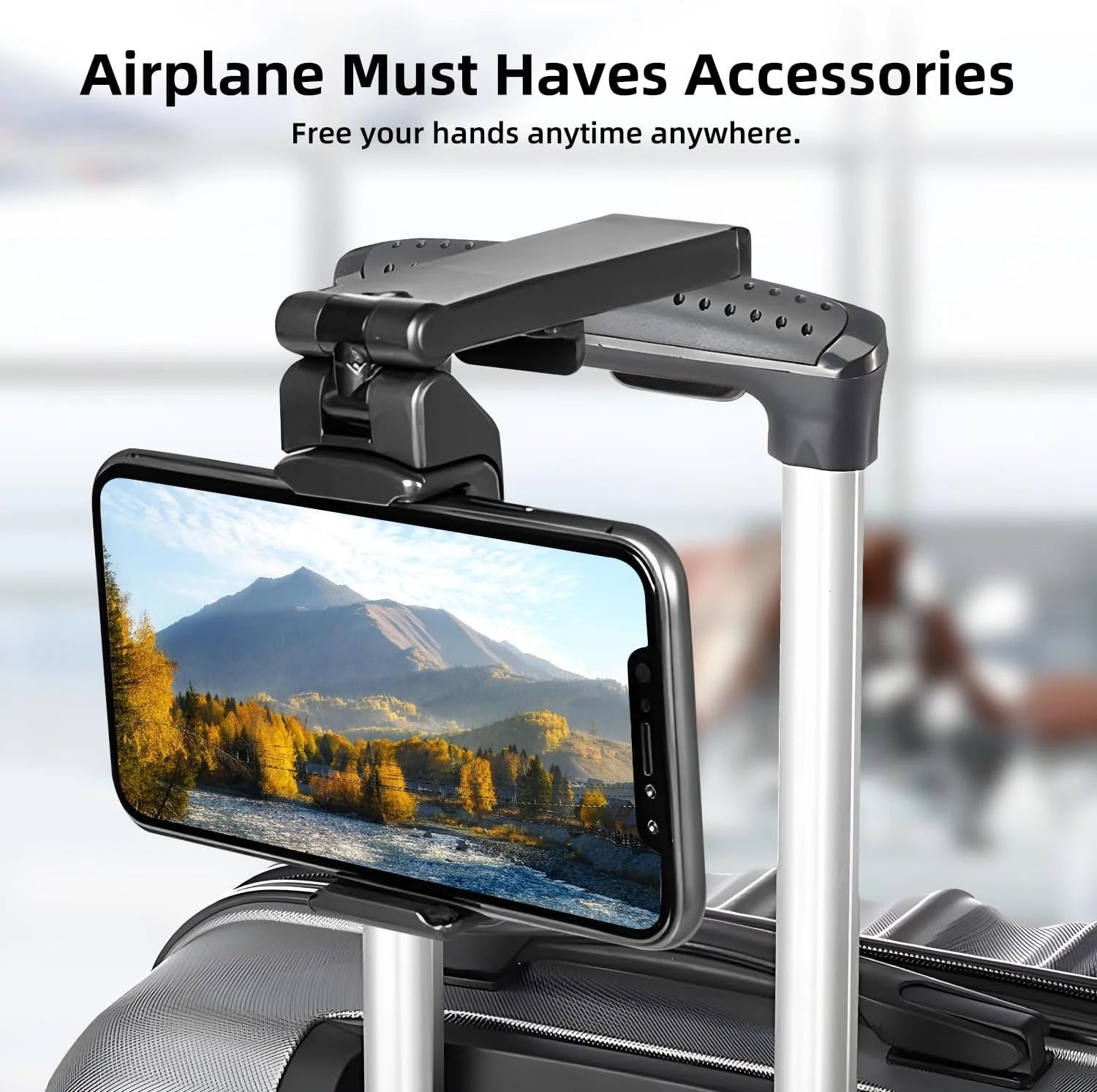 Mobile Phone Holder Portable Travel Holder Desktop Flight Folding Rotatable Selfie Stand for Watching Dramas and Learning Dishes - Smarsty