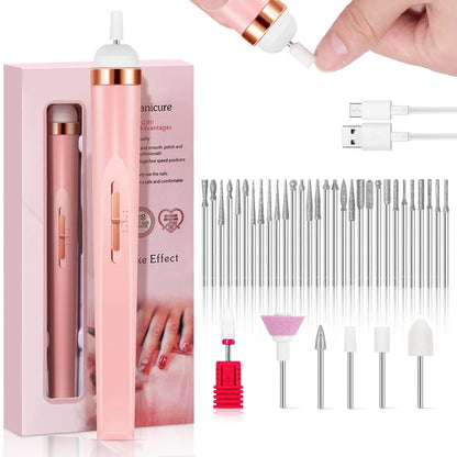 Portable Electric Nail File with 4 Speed Options - Smarsty