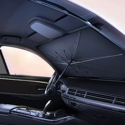 Car Sunshade Umbrella Windshield Folding Front Parasol Umbrella Type Sun Shade for Car Window Summer Sun Protection Accessories - Smarsty