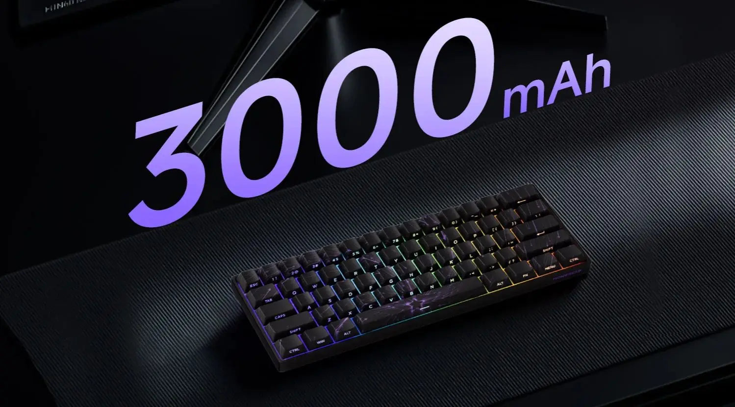 60 Percent Wireless Mechanical Keyboard With ARGB Lighting