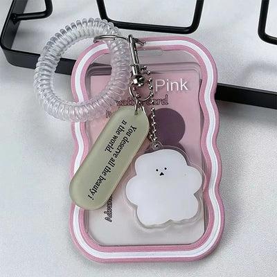 Korea Style Plastic 3inch Card Holder Idol Photo Protective Case Photocard Holder Kawaii Unisex Campus Card Cover - Smarsty