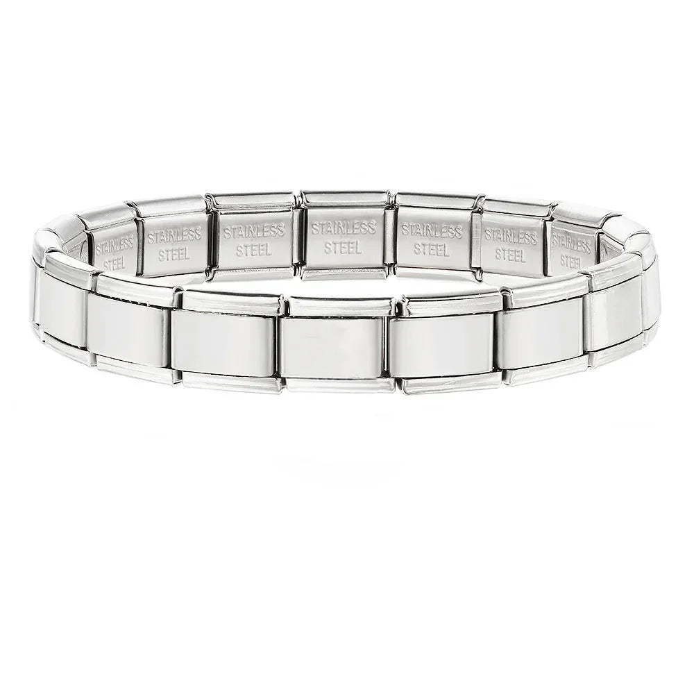 Stainless Steel Elastic Italian Link Bracelet Durable Charm Bangle - Smarsty