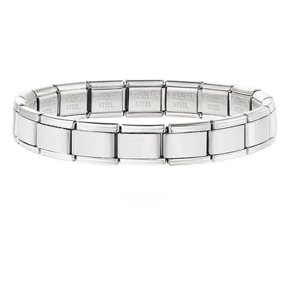 Stainless Steel Elastic Italian Link Bracelet Durable Charm Bangle - Smarsty