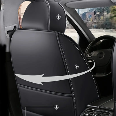 Full Leather Car Seat Cover All Season Universal Pad - Smarsty