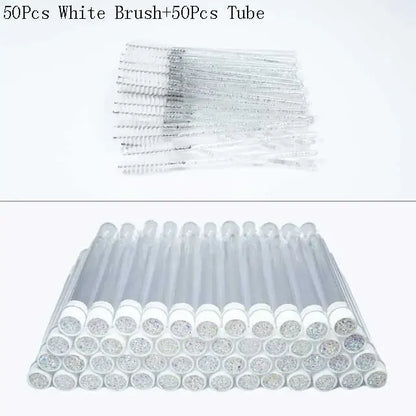 Reusable Eyelash Mascara Wands with Container for Easy Application - Smarsty