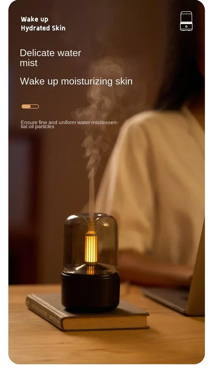 Candlelight Aromatherapy Humidifier for Home Office - Smarsty