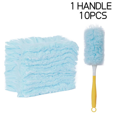 Double sided 360 ° electrostatic dust duster is used for large-scale cleaning of dust, spider webs, and disposable dust collecto - Smarsty