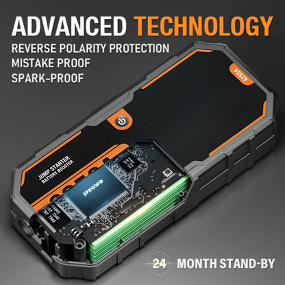 AdoreTrip Car 6000A Portable 12V  Jump Starter Power Bank 12V Auto Battery Charger Booster Starting Device With Led Light