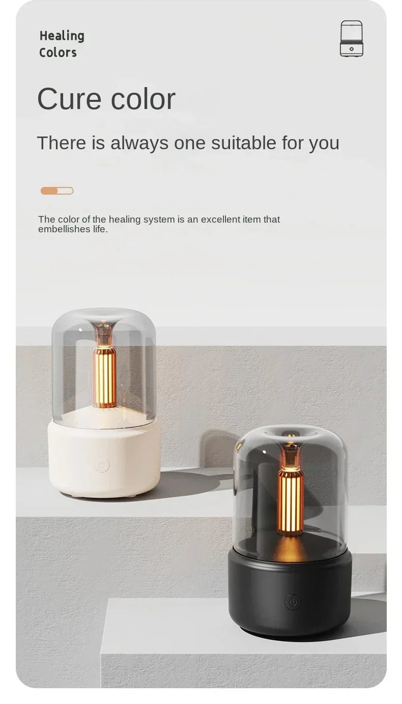 Candlelight Aromatherapy Humidifier for Home Office - Smarsty