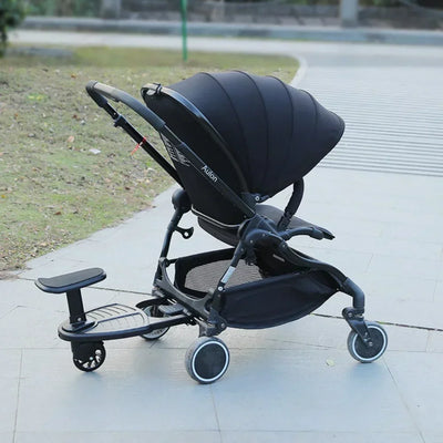 Universal Strollers Step Board Adapter with Seat Second Child Jogger Twins Scooter Baby Pram Hitchhiker Bumper by Smarsty