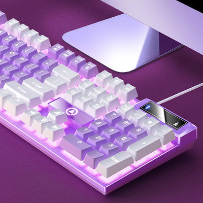 Wired Gaming Keyboard Low Profile With Numpad For PC - Smarsty