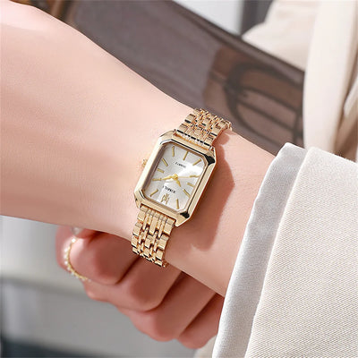 Luxury Gold Plated Quartz Watch for Women - Smarsty
