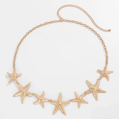 Fashion Gold Sea Starfish Belly Chain for Women - Smarsty