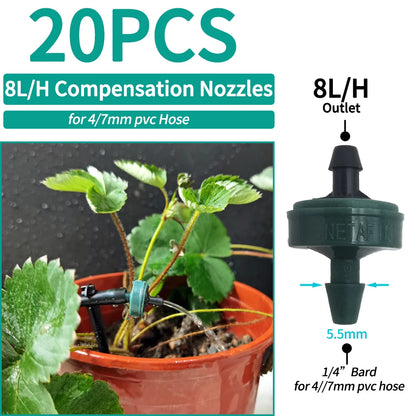 Adjustable Micro Spray Watering Dripper for Gardens - Smarsty
