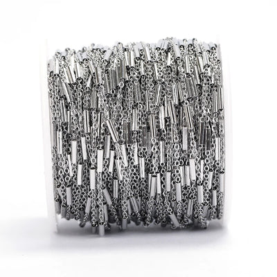 No Fade 2 Meter Stainless Steel Chain For Jewelry Making - Smarsty
