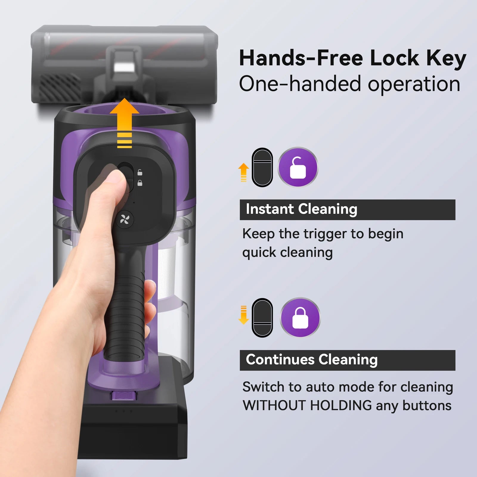INSE S10 Cordless Vacuum Cleaner, 6-in-1 Stick Vacuum with 45Kpa Powerful Suction, Max 50 Min Runtime Rechargeable Battery - Smarsty