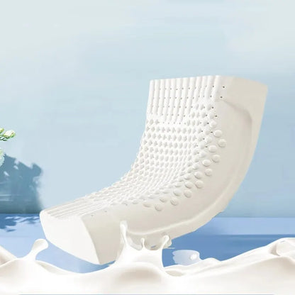 Natural Thai Latex Cervical Pillow for Comfortable Sleep - Smarsty
