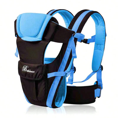 Baby Sling Carrier, 4-in-1 Ergonomic Baby Backpack Carrier, Easily Adjustable Baby Carrier Newborn to Toddler by Smarsty