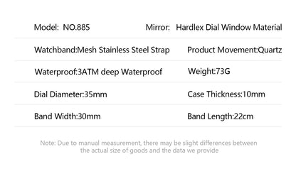 Men's Waterproof Quartz Watch with Luminous Date Feature - Smarsty