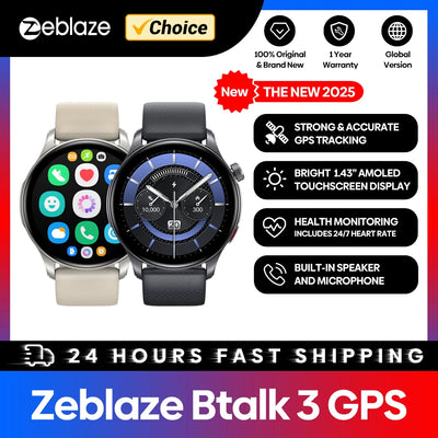 Zeblaze Btalk 3 GPS Smartwatch with AMOLED Screen - Smarsty