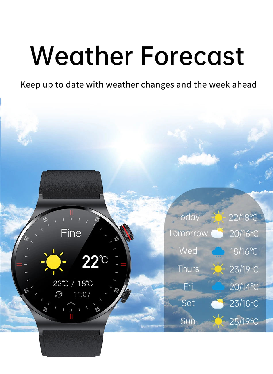LIGE Bluetooth Smart Watch with ECG PPG Tracking - Smarsty