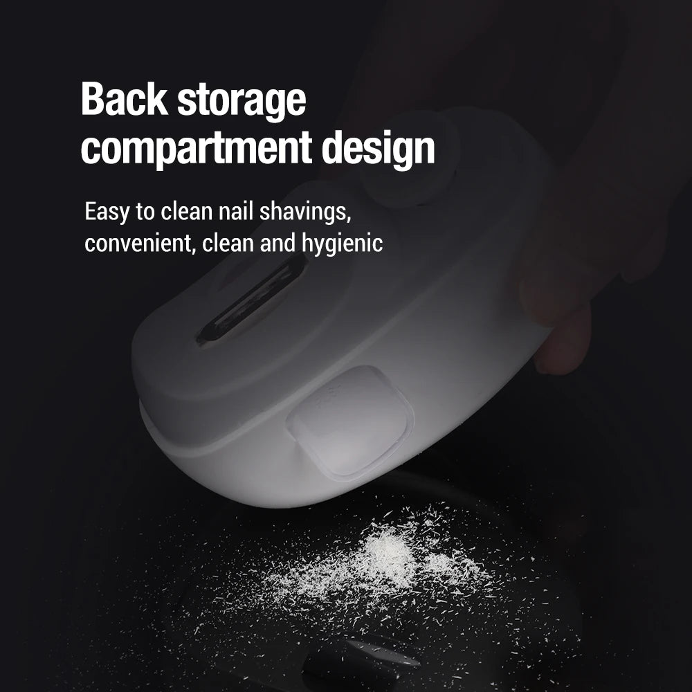 2 In 1 Electric Nail Clippers With Safety Light - Smarsty