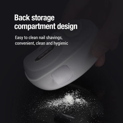 2 In 1 Electric Nail Clippers With Safety Light - Smarsty