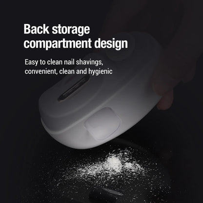 2 In 1 Electric Nail Clippers With Safety Light - Smarsty