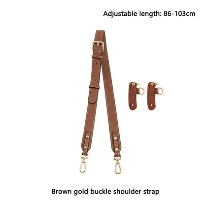 Leather Replacement Crossbody Bag Strap For Longchamp Mini Bag Shoulder Strap Without Punching Modification Bag Accessories