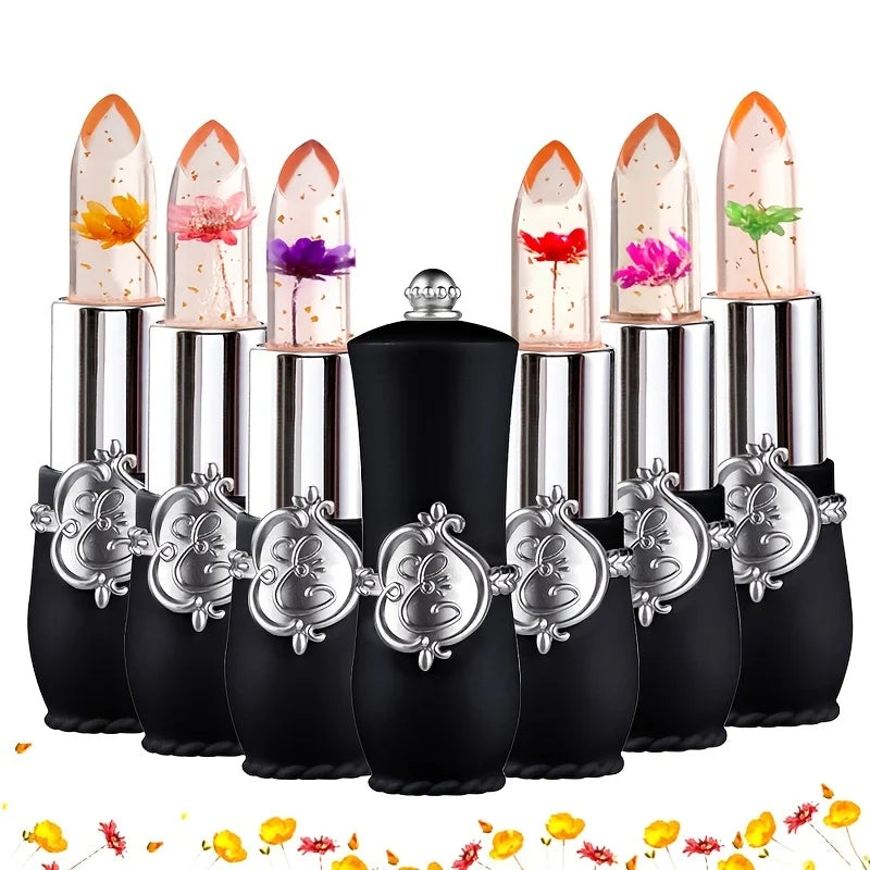 Flower Jelly Lipstick Set for Hydration and Color Change - Smarsty