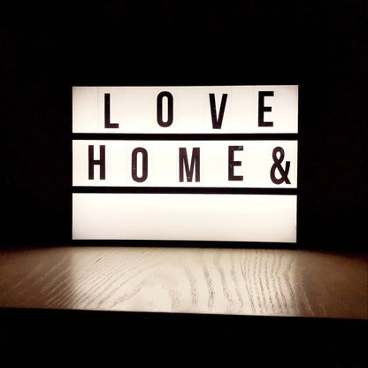 Colorful LED Letter Light for Weddings and Birthdays - Smarsty