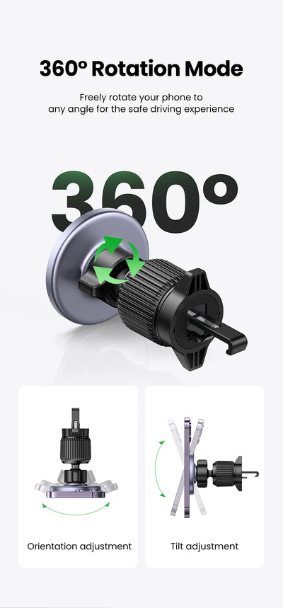 Magnetic Car Phone Holder Air Vent Mount For IPhone - Smarsty