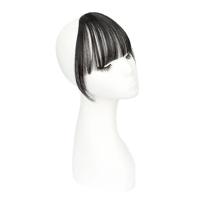 Synthetic Fake Invisible Air Bangs Hair Extension Front Fringes Hairpiece Black Brown Hair Accessories for Women - Smarsty
